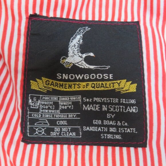 Snowgoose St Andrews Golf Jacket Mens Large Red Scotland Windbreaker - Picture 4 of 8